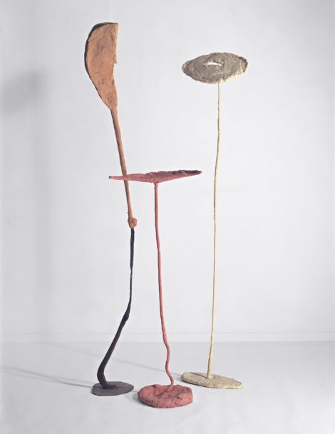 Franz West's sculpture Römische Allüre, 1984-85