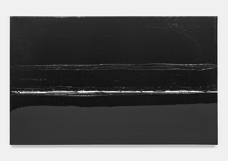 Pierre Soulages's Peinture 102 x 165 cm, 27 février 2015